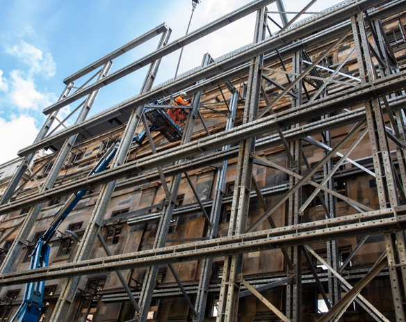 Mabey Hire falsework on site