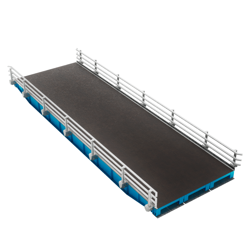 Mabey Hire vehicle beam bridge flat top