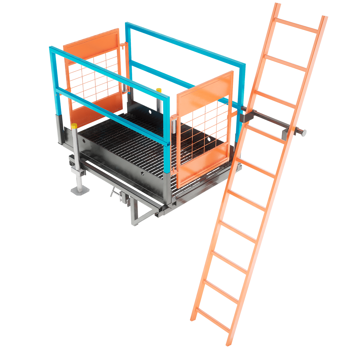 Mabey Hire ladder access platform with ladder