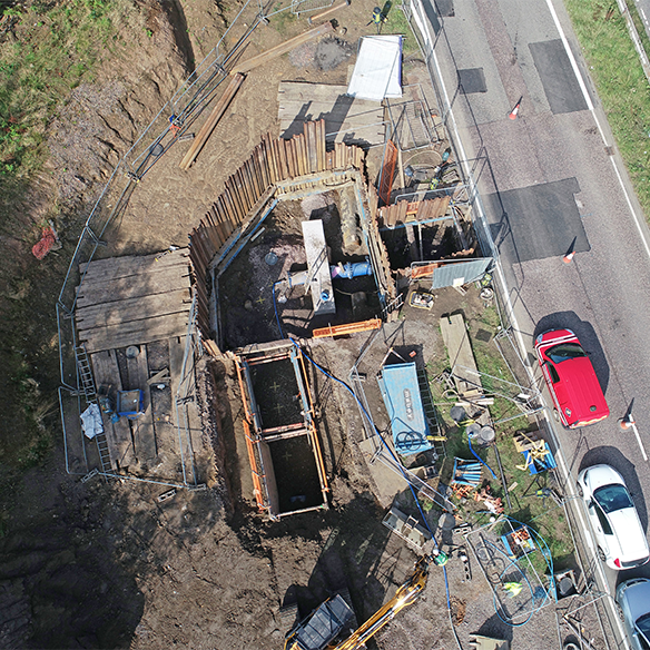 cofferdam-groundworks-excavation-Happendon-Scotland-3