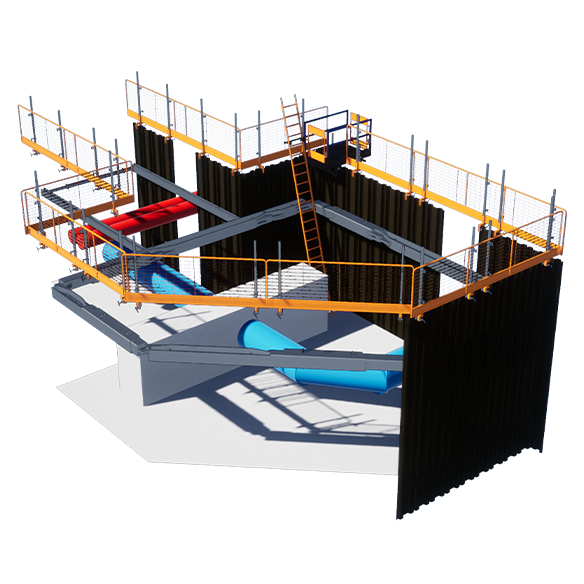 cofferdam groundworks excavation Happendon Scotland