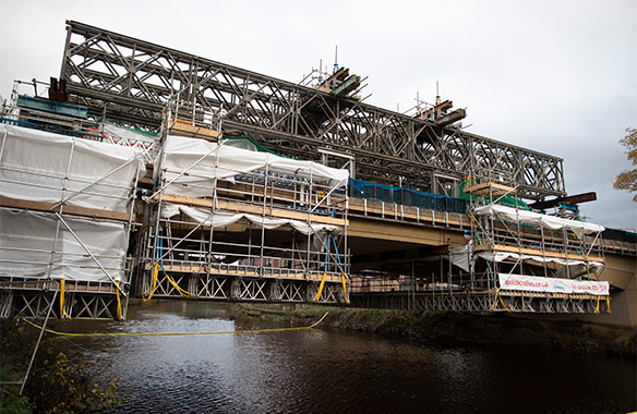 Unique lifting technique helps get crucial city centre transport job underway