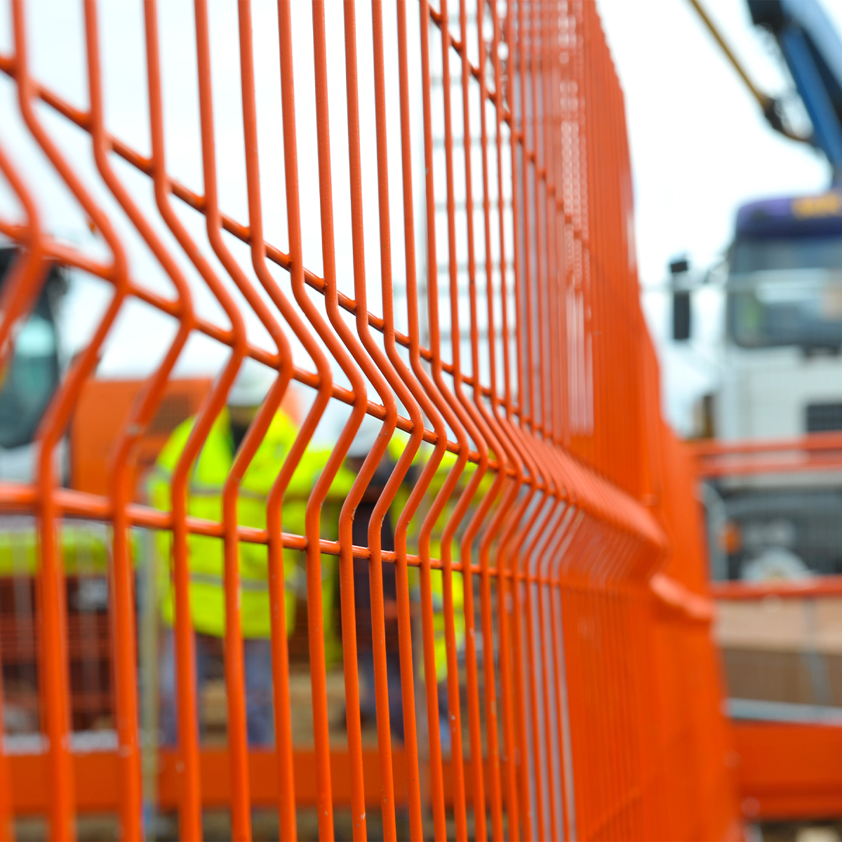 Mabey Hire edge protection system close up