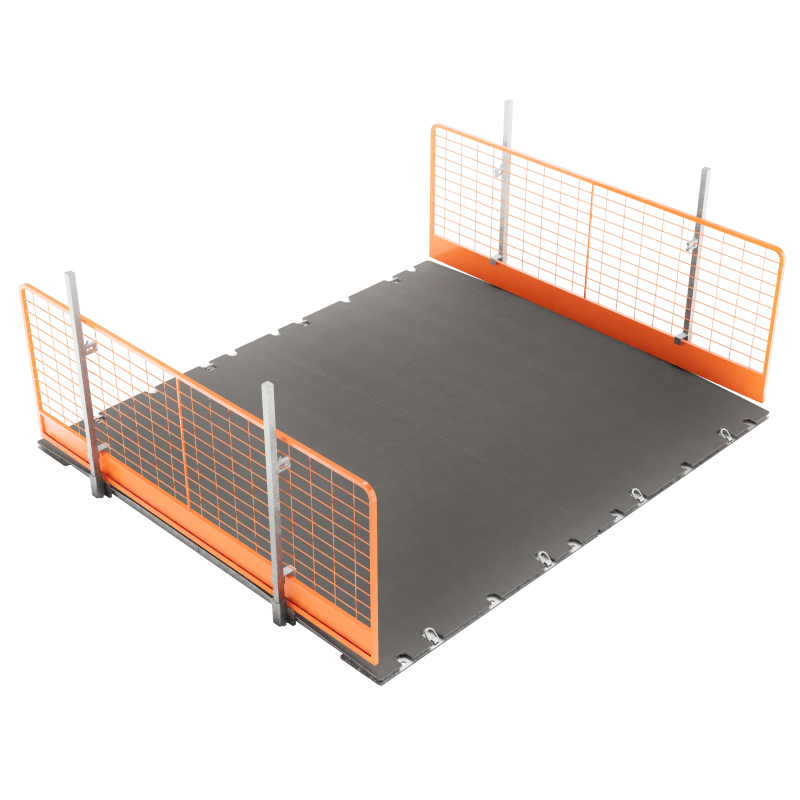 Mabey Hire trench crossing unit 3m width with edge protection