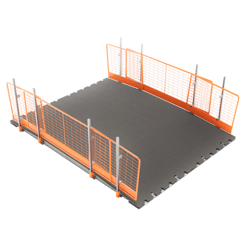 Mabey Hire trench crossing unit 4.5m width with edge protection
