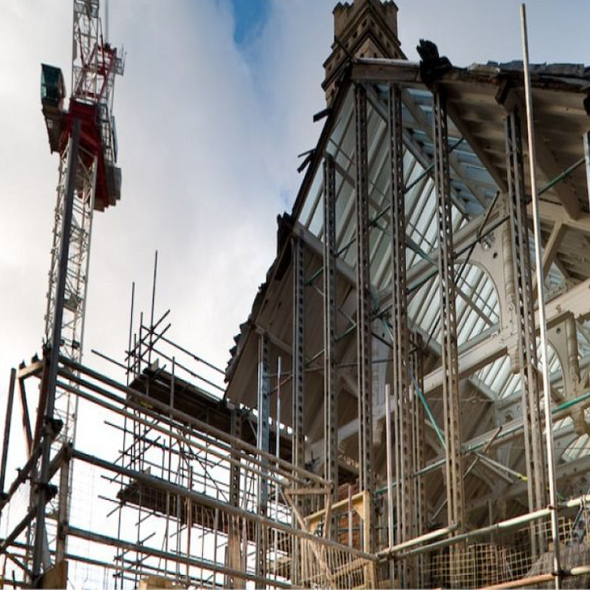 Mabey Hire system 160 propping on site