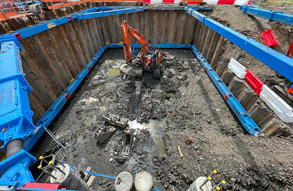 Quick and effective temporary works solutions key in new pumping station
