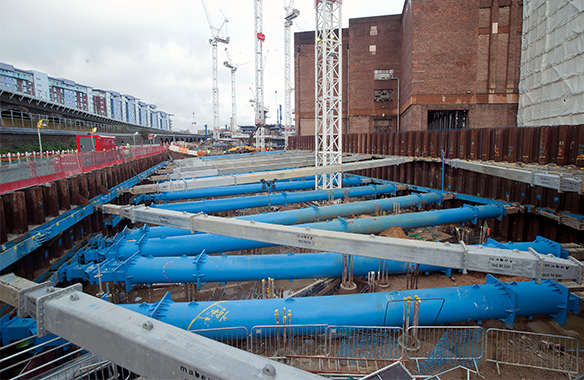 Basement construction at large new development