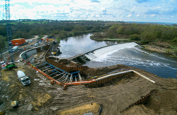 Helping development of Yorkshire’s largest hydroelectric scheme
