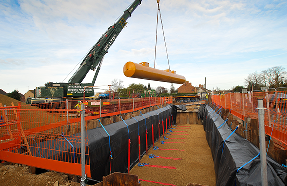Making light work of petrol tank installation