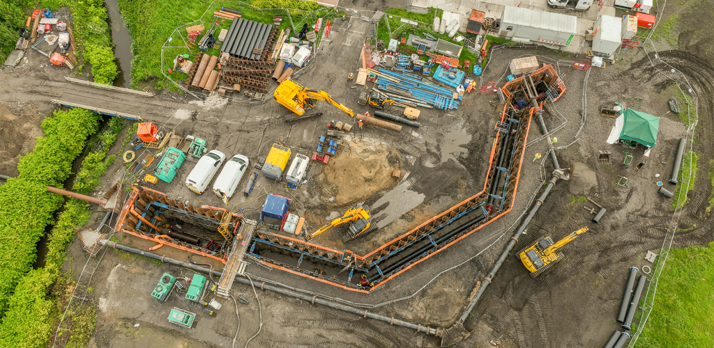 Tackling depth and groundwater in Scottish Water pipeline upgrade